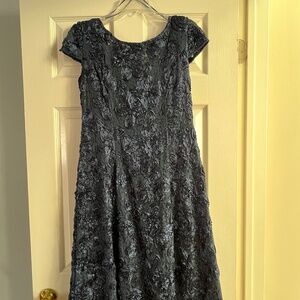 Alex evenings size 10 navy dress